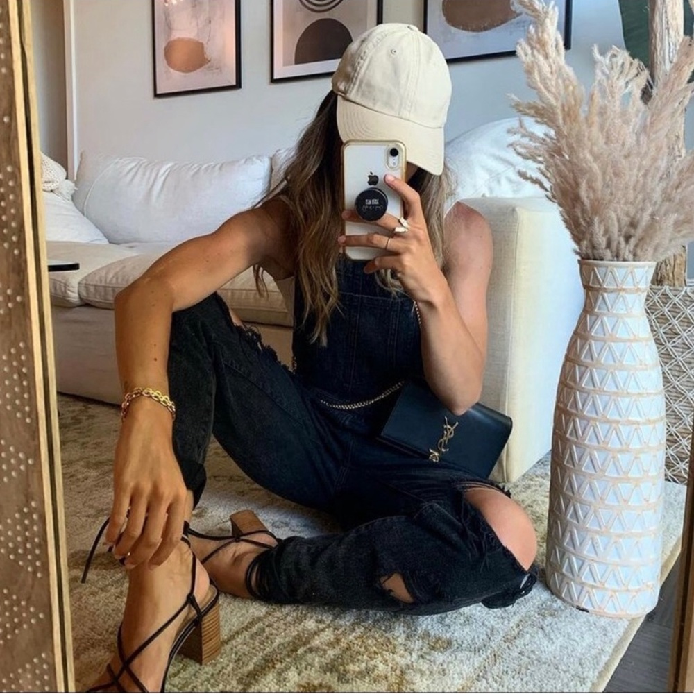 12th Tribe Runaway Distressed Overalls